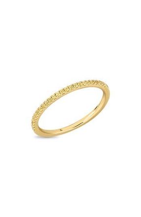 Bony Levy 18K Gold El Mar Yellow Sapphire Stackable Ring in 18K Yellow Gold at Nordstrom Rack, Size 6.5
