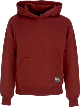 PROPAGANDA Hoodie met Logo Borduursel - Heren - Hoodies - Rood - L - Katoen - Hoodies & sweatvesten