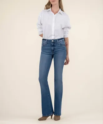 Kut from the Kloth Natalie Mid Rise Bootcut In Studious