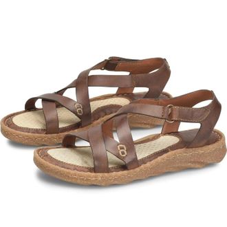 Born Trinidad Sport BR0056806 Sandals Womens Brown Leather Strappy ZOGG3747