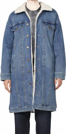 Dear John Denim Dallas Long Jacket In Denim