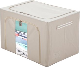 KASANOVA Scatola armadio 60x42x40 cm doppia cerniera tortora