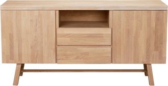 Rowico Massives Sideboard Brooklyn 160 x 80 cm - Eiche Natur