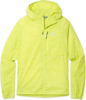 Stio | Mens Second Light Windshell Jacket, Size Extra Large in Wild Sprig Clouds