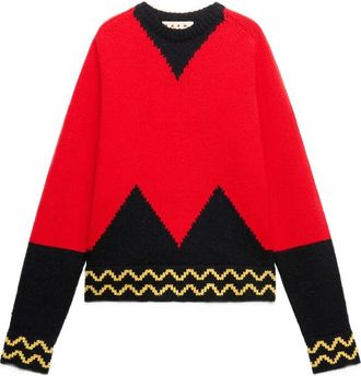Marni Geometric-intarsia Sweater