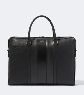 Gucci Malet&iacute;n Web Trademark Medium de piel