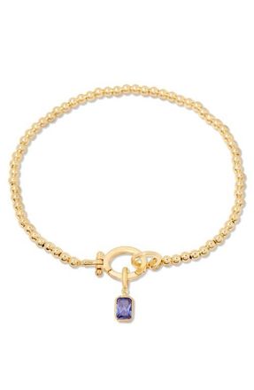 Brook & York Mackenzie Birthstone Bracelet in Gold - June at Nordstrom