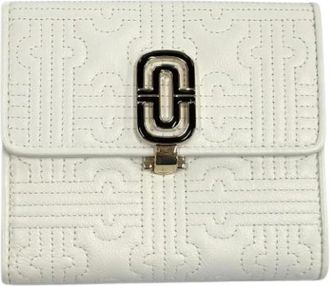 Bulgari Pre-owned Vintage Portemonnee (bi-fold) - Dames - Vintage Accessoires - Wit - ONE Size - Leer - Vintage