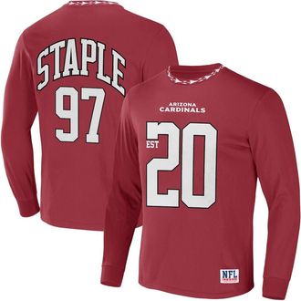 Staple Mens NFL x Staple Red Arizona Cardinals Core Team Long Sleeve T-Shirt at Nordstrom, Size X-Large