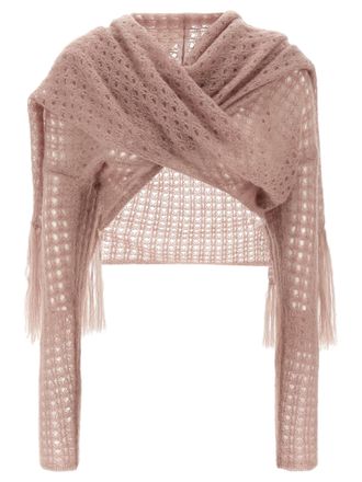 Fabiana Filippi Scarf Cardigan