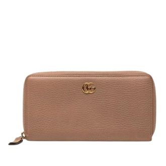 Gucci Pre-owned Wallets, female, Beige, Size: ONE SIZE Pre-owned Long wallet (bi-fold)