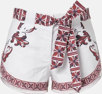 Bananhot Shorts Lavanda de algod&oacute;n estampados