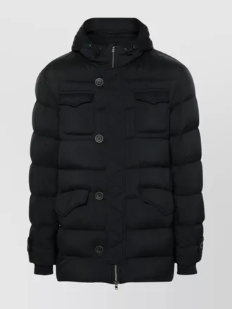 Herno drawstring hood down jacket