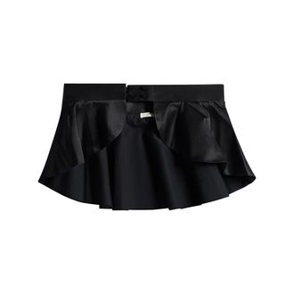 Bite Studios Ruffled Satin Belt