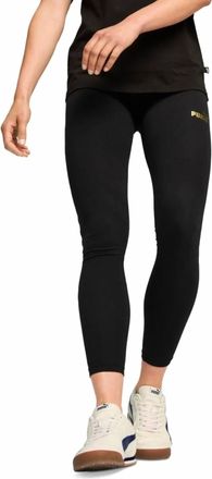 Puma Womens Minimal Gold Leggings In Black