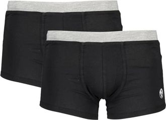 North Sails Katoenen Boxershorts- 2-Pack- Logo - Heren - Onderbroek - Zwart - S - Katoen - Ondergoed