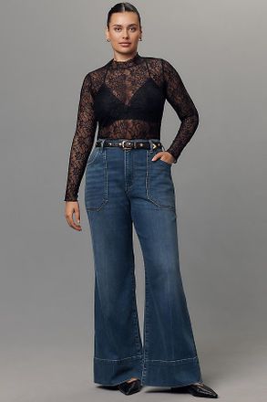 Pilcro The Rylan Relaxed High-Rise Flare Jeans by Pilcro