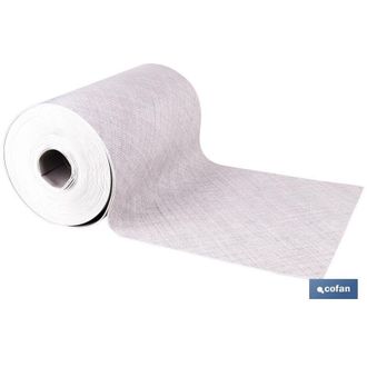 cofan Cofan - Rollo De Alfombra Vin&iacute;lica Con Efecto Jaspeado Gris Claro 84% Vinilo 16% Poli&eacute;ster 52 Cm X 20 M
