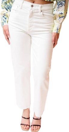 Lee Sabine Straight Leg Jeans In White
