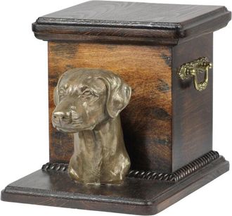 OEM Doberman, Dobermann Ii - Urna Para Cenizas De Perro Con Estatuilla, Elegante Urna Para Perro, Urna &Uacute;nica Con Busto De Perro De Art-dog