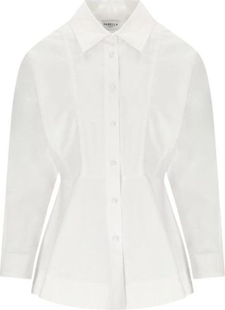 Marella Mujer, Blusas y Camisas, Blanco, Talla: S