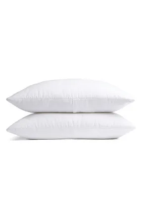 Parachute Set of 2 Soft Cotton Quilted Shams in White at Nordstrom, Size Standard