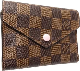 Louis Vuitton Pre-owned Wallets, female, Brown, Size: ONE SIZE Pre-owned Vintage Canvas Wallet