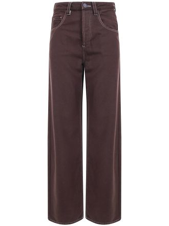 Uma Wang Pants Wool Brown Phillis