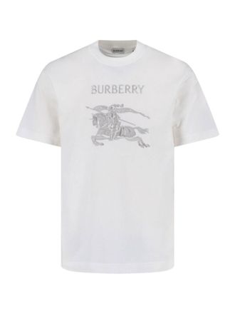 Burberry White Logo T-Shirt