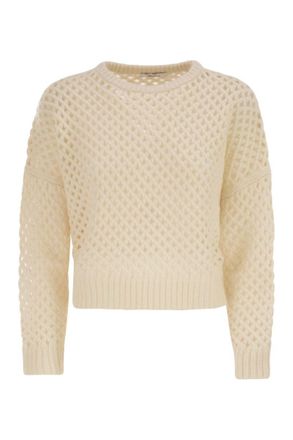 Max Mara Womens Essen - Cashmere And Silk Knitwear - Light Grey - Size X-Small
