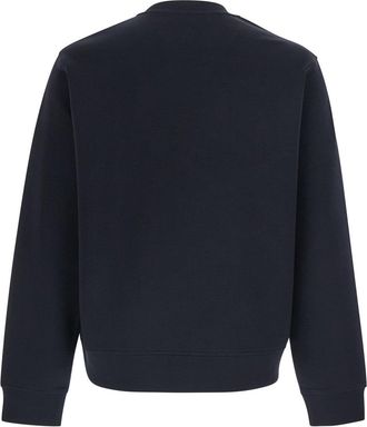 Emporio Armani Mens Cotton Sweatshirt Blue Sweatshirts Sweater