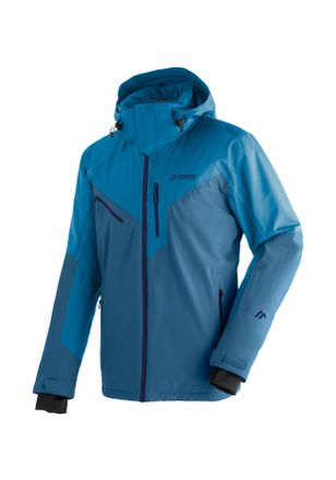 Maier Sports Skijacke MAIER SPORTS Pajares, Herren, Gr. 54, blau (stahlblau), 100% Polyester, Rundhals, Jacken Skijacke, Herren Winterjacke, wind- und wasserdicht,