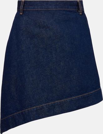 Vivienne Westwood Sailor Orb asymmetric denim skirt