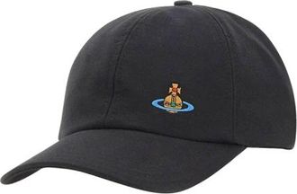 Vivienne Westwood Uni Baseball Cap - Heren - Petten - Zwart - S/M - Katoen - Accessoires