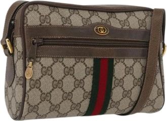 Gucci Pre-owned Cross Body Bags, female, Beige, Size: ONE SIZE Pre-owned Vintage Shoulder Bag