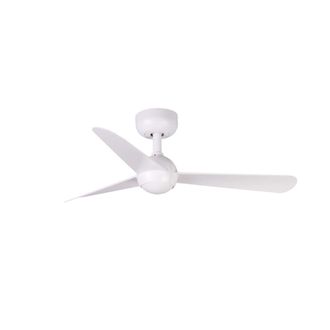Faro Barcelona Ventilador sin luz abs blanco mate 90x90x24.8 cm