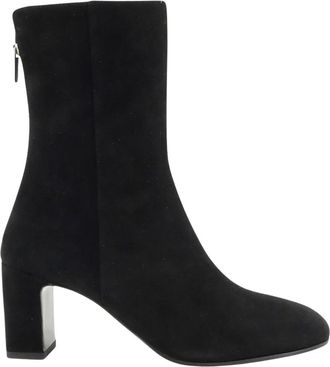 Jimmy Choo London Heeled Boots - Dames - Laarzen met Hak - Zwart - 37 EU - Schoenen