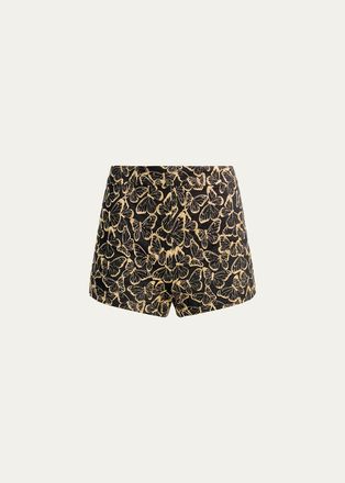 Alice & Olivia Hera High-Rise Shorts