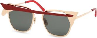 Masahiromaruyama Mm-0093 Zonnebril - unisex - Zonnebrillen - Beige - 51 MM - Accessoires