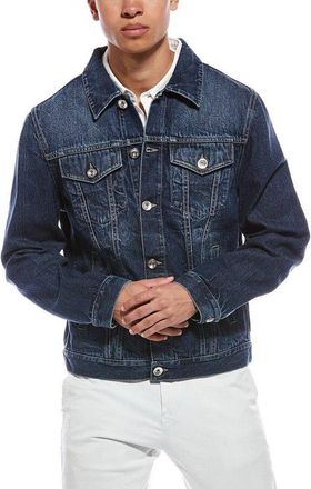 Brunello Cucinelli Dark Denim Jacket, Brand Size 46 (US Size 36)