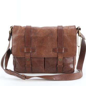 Bally Brown Leather Shoulder Bag (Pre-Owned)