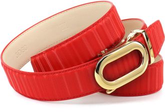 Anthoni Crown Lederg&uuml;rtel ANTHONI CROWN, Damen, Gr. 100, rot, Rindsleder, G&uuml;rtel Lederg&uuml;rtel