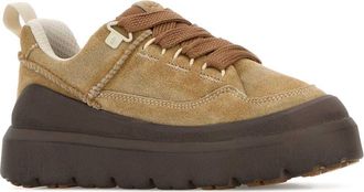 UGG Mens Camel Suede Hertiage Utility Sneakers Chestnutdarkearth Upper Material Leather