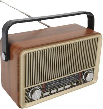 OEM Radio Retro Vintage, Port&aacute;til, Recargable, Am/fm/sw, Con Bater&iacute;a De 1800 Mah, Bluetooth, Compatible Con Usb/tf/aux, Ideal Para Cocina, Dormitorio Y Of