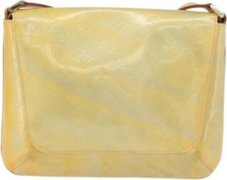 Louis Vuitton Pre-owned Vintage Shoulder Bag - Dames - Vintage Schoudertas - Beige - ONE Size - Leer - Vintage