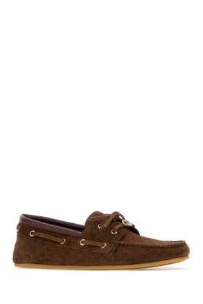 Gucci Womens Brown Suede Loafers Prettychestmarron Mocassini