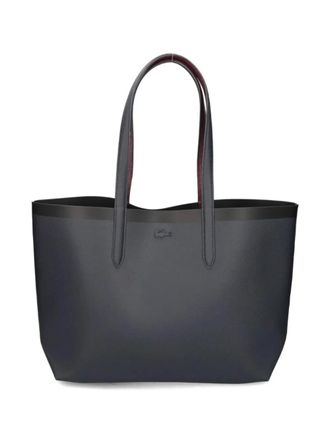 Lacoste Zely geometric pattern tote bag - women - Canvas - One Size - Red