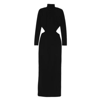Solace London Wilma Maxi Jurk - Dames - Maxi kleedjes - Zwart - XS - Polyester - Kleedjes