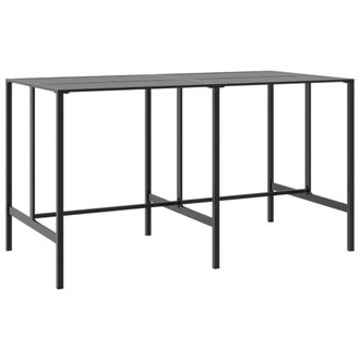 Berkfield Home Practical 11 Piece Garden Bar Set Black Powder-coated Steel