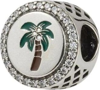 Pandora Graveerbare Palm Bedel - Dames - Armbanden - Groen - ONE Size - Accessoires
